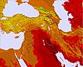 Middle East temperature forecast for this period