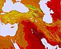 Middle East temperature forecast for this period
