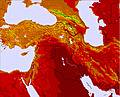 Middle East temperature forecast for this period
