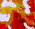 Middle East temperature forecast for this period