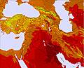 Middle East temperature forecast for this period