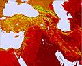 Middle East temperature forecast for this period