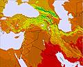 Middle East temperature forecast for this period