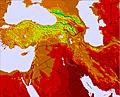 Middle East temperature forecast for this period