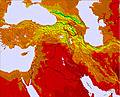 Middle East temperature forecast for this period
