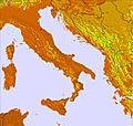 Italy temperature forecast for this period