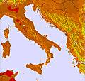 Italy temperature forecast for this period