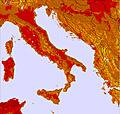Italy temperature forecast for this period