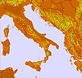 Italy temperature forecast for this period
