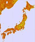 Japan temperature forecast for this period