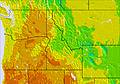 NW USA temperature forecast for this period