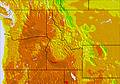 NW USA temperature forecast for this period