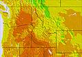 NW USA temperature forecast for this period