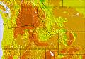 NW USA temperature forecast for this period