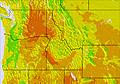 NW USA temperature forecast for this period