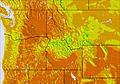 NW USA temperature forecast for this period