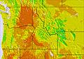 NW USA temperature forecast for this period
