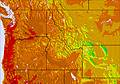 NW USA temperature forecast for this period