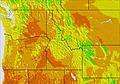 NW USA temperature forecast for this period