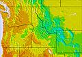 NW USA temperature forecast for this period