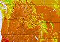 NW USA temperature forecast for this period