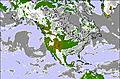 North America cloud forecast for this period