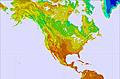 North America temperature forecast for this period