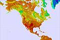 North America temperature forecast for this period