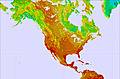 North America temperature forecast for this period