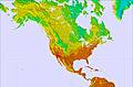 North America temperature forecast for this period