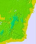 New South Wales temperature forecast for this period