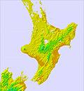 North Island temperature forecast for this period
