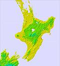 North Island temperature forecast for this period