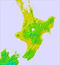 North Island temperature forecast for this period