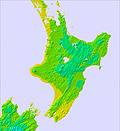North Island temperature forecast for this period