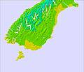 South Island - lower temperature forecast for this period