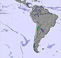 South America snow forecast for this period