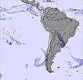 South America snow forecast for this period