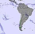 South America snow forecast for this period