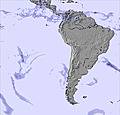 South America snow forecast for this period