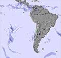 South America snow forecast for this period