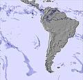 South America snow forecast for this period