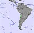 South America snow forecast for this period