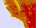 South California temperature forecast for this period