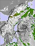 Scandinavia cloud forecast for this period