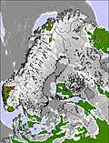 Scandinavia cloud forecast for this period