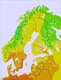 Scandinavia temperature forecast for this period