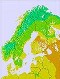 Scandinavia temperature forecast for this period