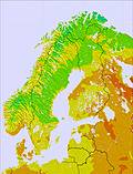 Scandinavia temperature forecast for this period