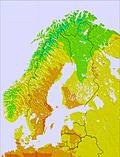 Scandinavia temperature forecast for this period